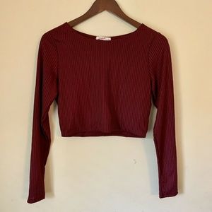 Supre Maroon Burgundy TOP BLOUSE. Large/ US 10 NWT